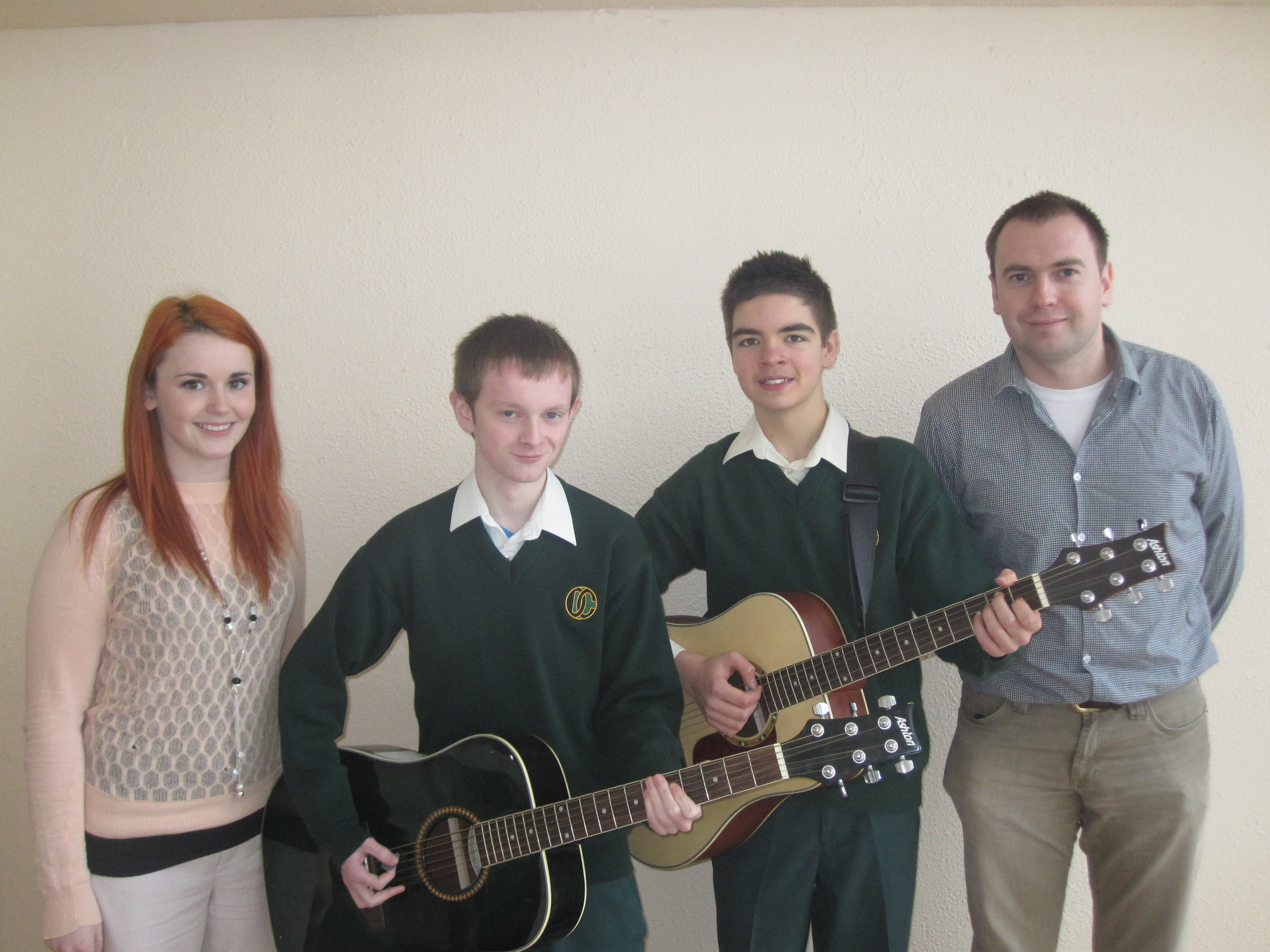 Congratulations to 2nd Year student Ethan Carey and 5th Year students Ethel Hoare and Cathal Noonan, who took part in the Semi-Final of “Our Schools Got Talent”.  We wish Ethan, who is accompanied by Cathal, the very best of luck in the Final of the competition which is due to take place on Sunday 27th January 2013 in the TF Royal Theatre, Castlebar